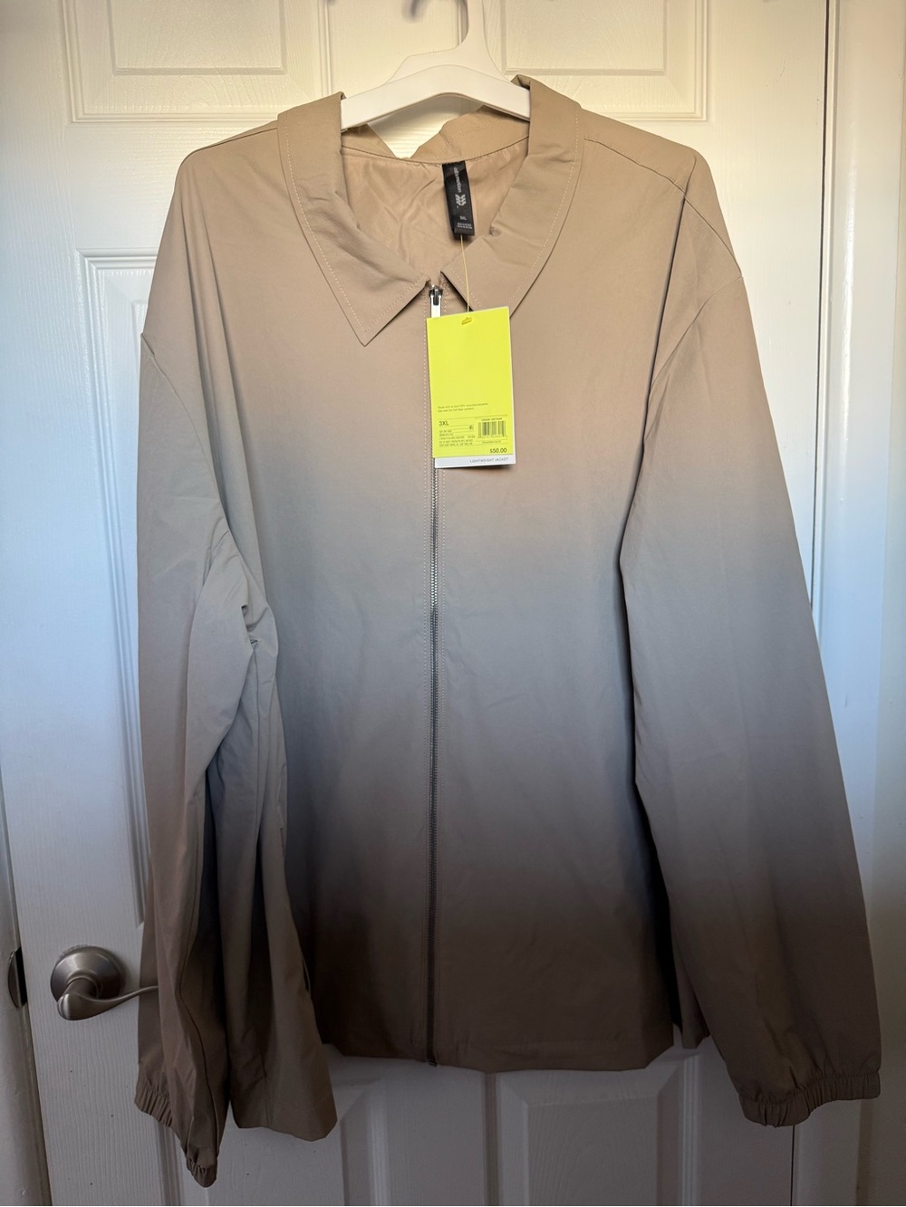 all in motion Men's Light Beige Zip-Front Jacket
